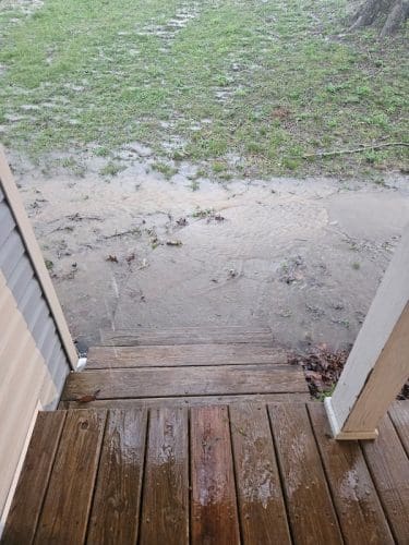 Yard Flooding Solution